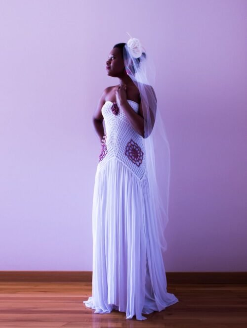Vestido Kelli. Decote corazón.